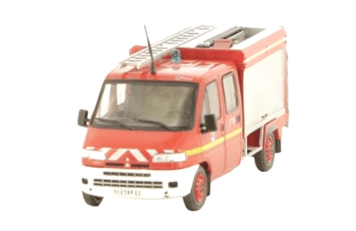 collection véhicules légers sapeurs-pompiers, citroen jumper vpi picot 1:43