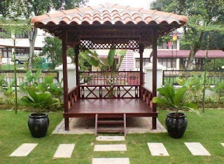 Desain Model Gazebo Untuk Taman Rumah