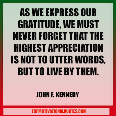 As we express our gratitude - Inspirational words