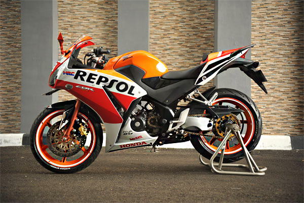 Modifikasi Honda All New CBR150R Fans Marquez