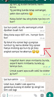 Kista tumbuh lagi setelah operasi