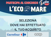 Concorso Findus "L'Eco del Mare" : da Coop e Carrefour vinci 552 buoni spesa da 50 euro e 2 Scooter elettrico Quadro Oxygen (5100 euro)