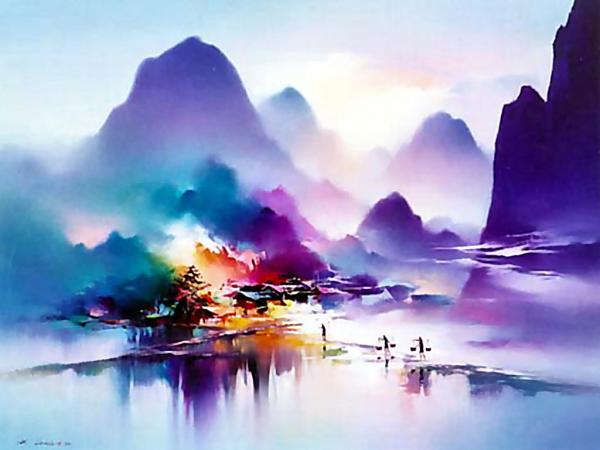 Beautiful Landscape Paintings By "HONG LEUNG"