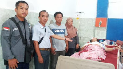 DPC PJS Kabupaten Lahat peduli masyarakat Terkena Penyakit Kelainan Dibagian Mata Yang Viral Di Medsos