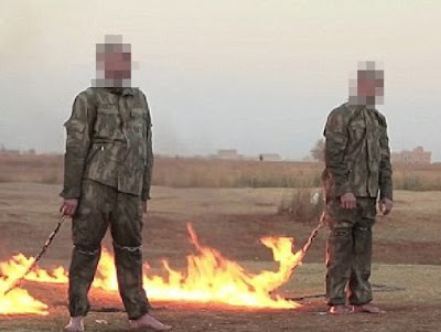Video ISIS Bakar Hidup-hidup Dua Tentara Turki