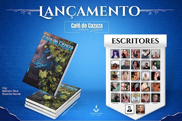 Livro "Café do Cazuza" será lançado dia 05/08 na Câmara Municipal de Chaval