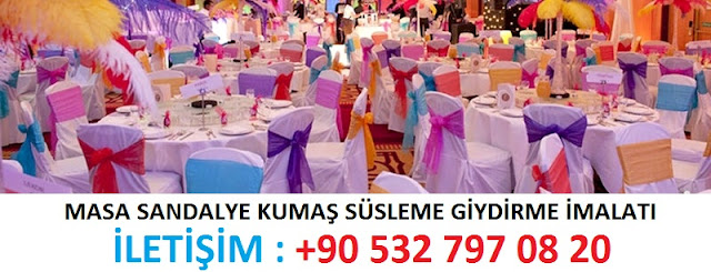 Sandalye kumaş süsleme konferans salonları