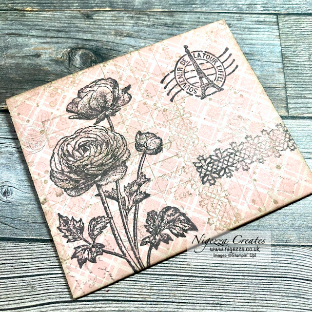 Easy Faux Vintage Envelopes From 3" x 6" Pattered Paper