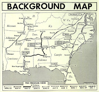 Background Map: 1961 Freedom Rides