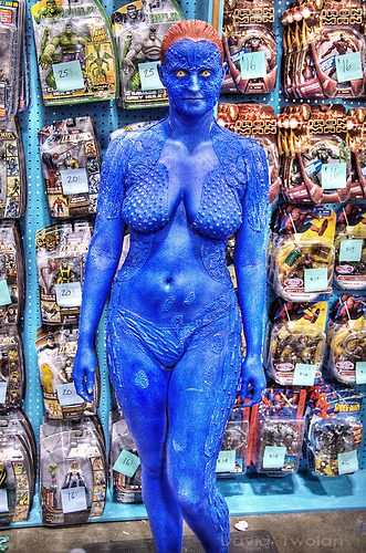 Mystique Nude Cosplay Photos