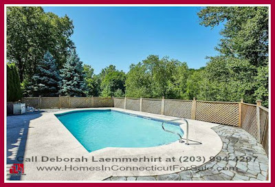 This home for sale in New Milford CT promises a lifestyle fit for royalty with its wonderful swimming pool, Zen landscape and lovely interior.