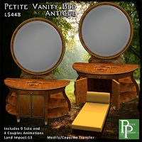 [IMAGE] Petite Plunder Vanity Bed - Antique