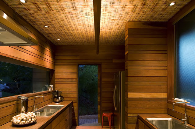 Picture of small tropical bathroom