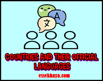 countries and  languages