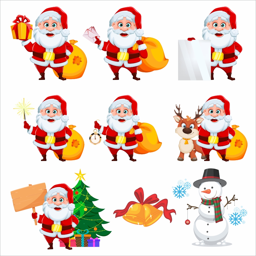 pack de santa claus 1