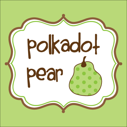 Logo Design Etsy on Custom Logo Design For Polkadot Pear