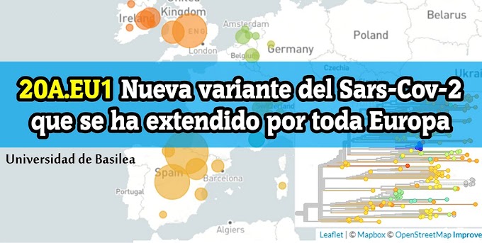 20A.EU1: La nueva variante del Sars-Cov-2 que se ha extendido por toda Europa según estudio de la Universidad de Basilea