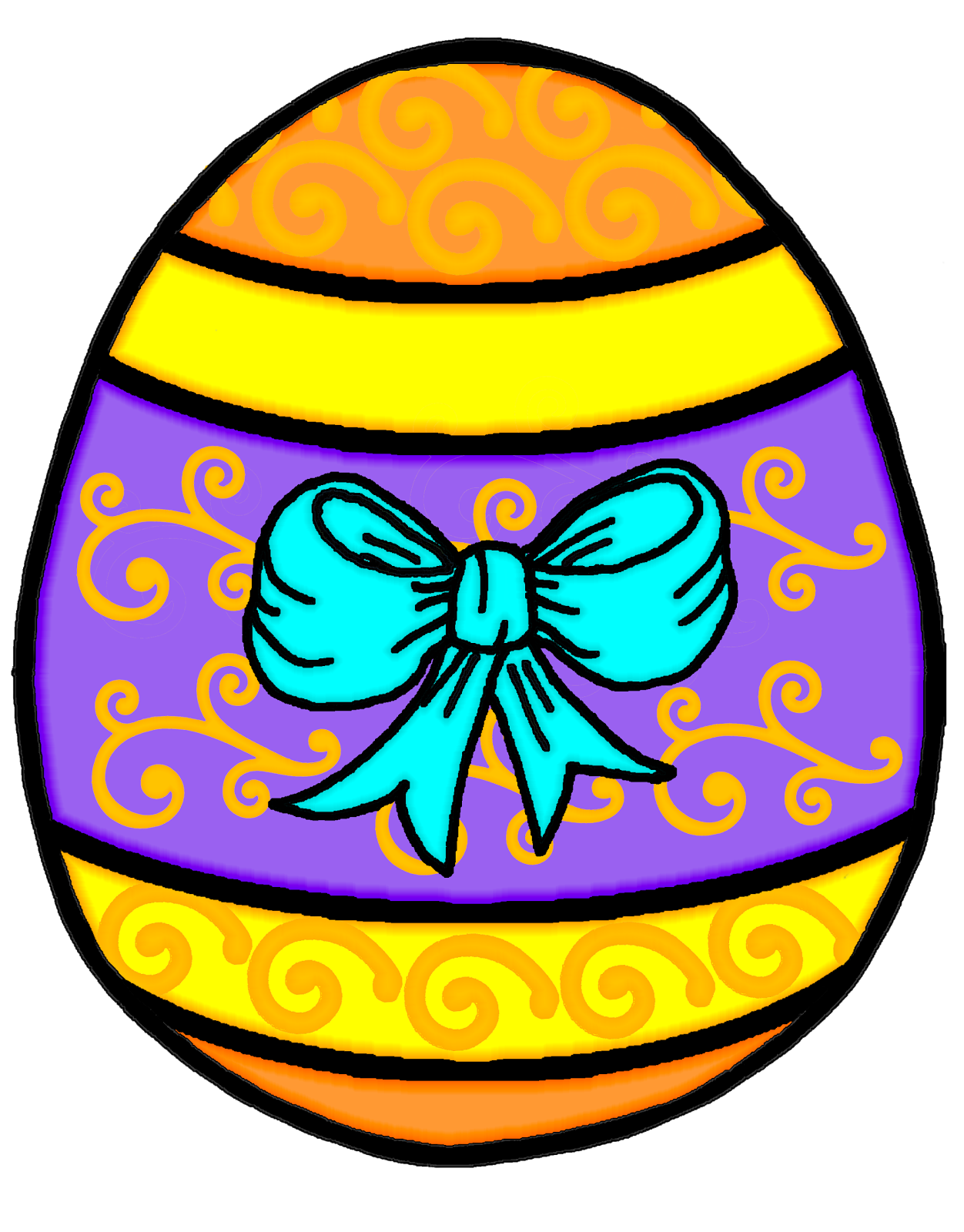 Classroom Treasures Easter Egg Clipart 