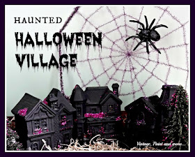 Vintage, Paint and more... DIY haunted Halloween village