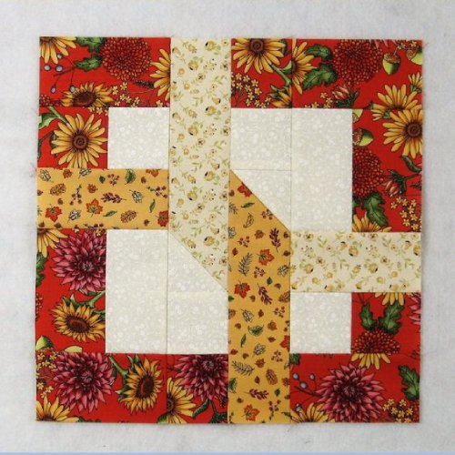 Loop the Loop Quilt Block - Tutorial