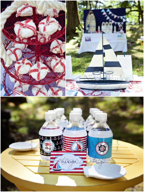 A Summer Nautical Birthday Party - Party Ideas