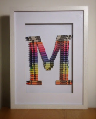 All Hans-on DIY Framed Crayon Letter for under £20