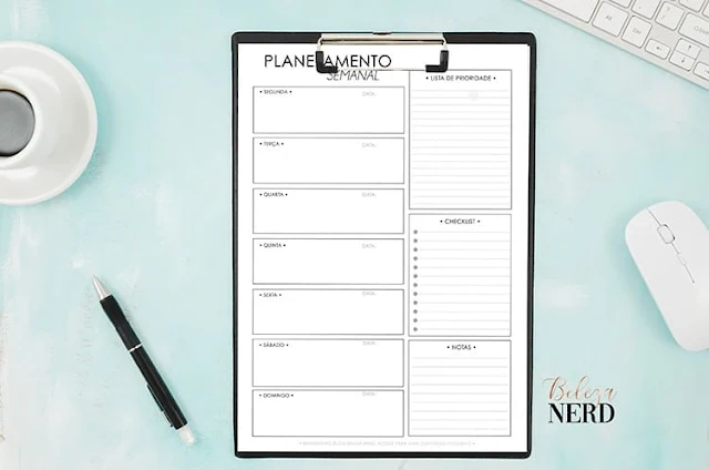 planner semanal gratis