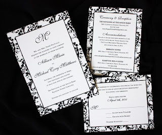 formal wedding cards