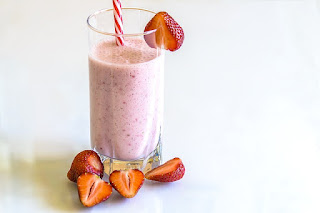 Strawberry smoothies