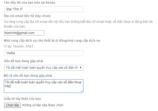 Hướng dẫn unlock trình tạo mã bằng mail trắng cho nick không mail và mất mail Hướng dẫn unlock trình tạo mã bằng mail trắng cho nick không mail và mất mail