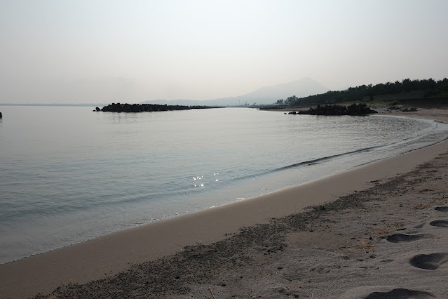 鳥取県の日吉津の海岸