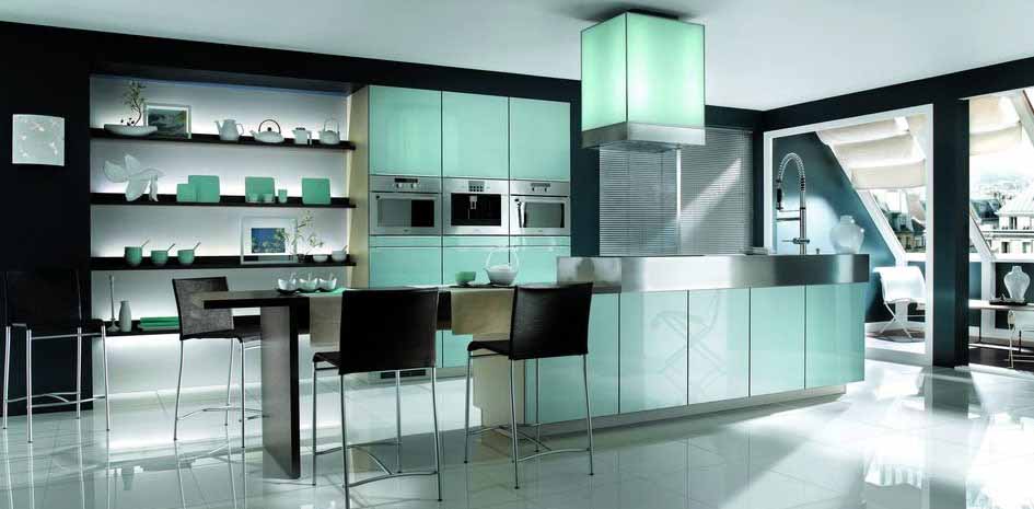 Model Desain Ruang Dapur  Sederhana Nuansa Hitam  Putih  