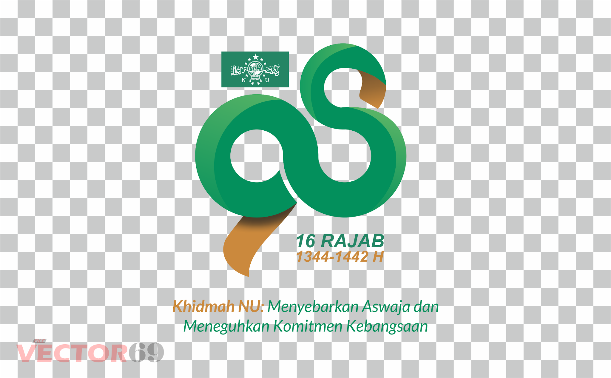 Harlah NU ke-98 16 Rajab 1442 H Tahun 2021 Logo - Download Vector File PNG (Portable Network Graphics)