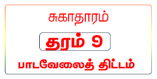 தரம் 9, சுகாதாரம், பாடவேலைத் திட்டம்