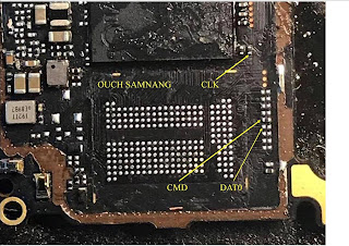 ISP Oppo CPH1853, Buka Kunci Oppo A3s dengan Direct EMMC