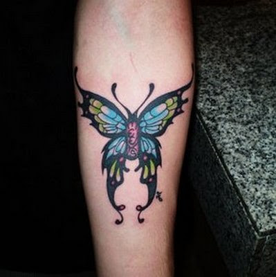 Tattoo Kupu-Kupu di Tangan - Butterfly Tattoo