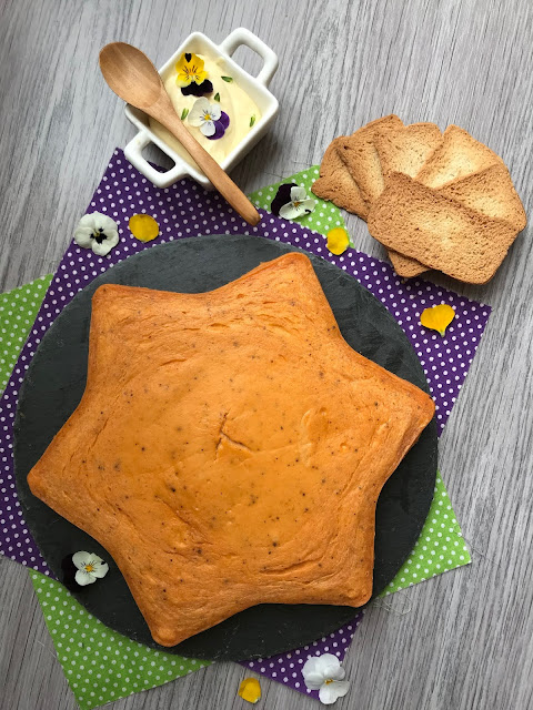 pastel de salmón ahumado en el microondas receta