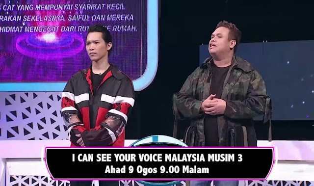 LIVE I Can See Your Voice Malaysia 3 Minggu 19 (9.8.2020)
