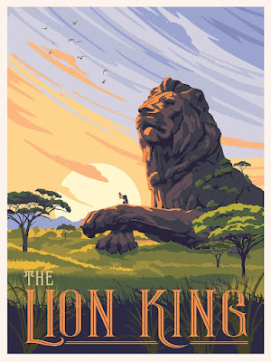 The Lion King Print by Steve Thomas x Bottleneck Gallery