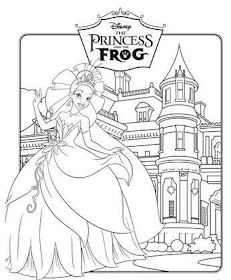 Princess and Prince Wedding Coloring Sheet