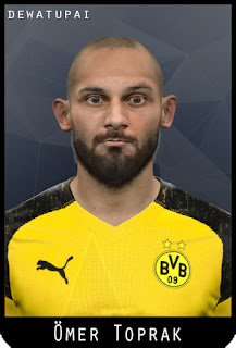 PES 2017 Faces Ömer Toprak by Dewatupai