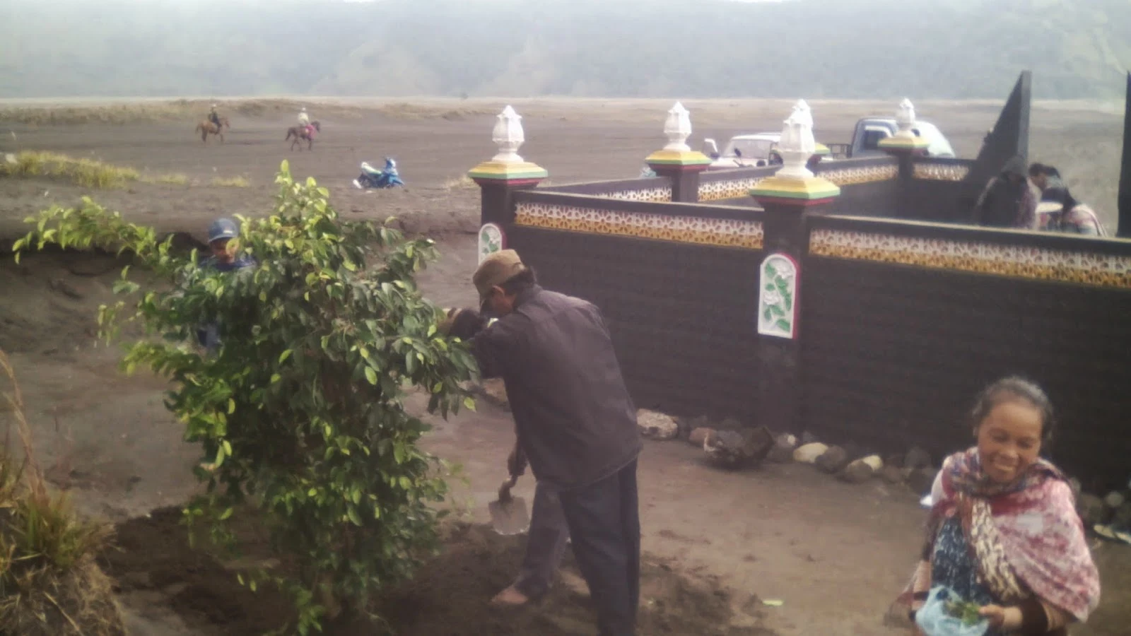 Tanam pohon beringin di depan Watu Dukun