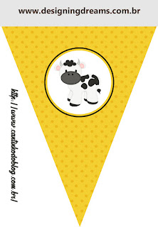 Funny Cow Free Printable Banner.