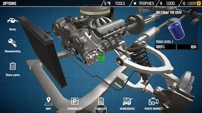 لعبة Car Mechanic Simulator مهكرة مدفوعة, تحميل Car Mechanic Simulator APK, لعبة Car Mechanic Simulator مهكرة جاهزة للاندرويد