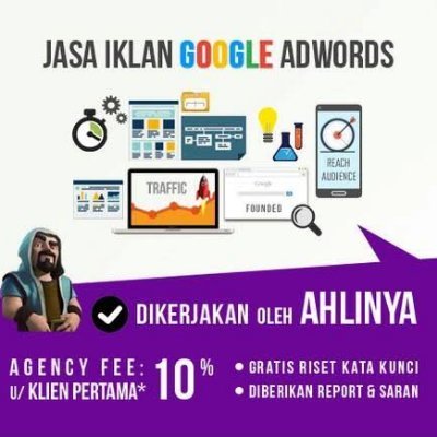Jasa Pasang Iklan Google Adwords Situs Judi Online