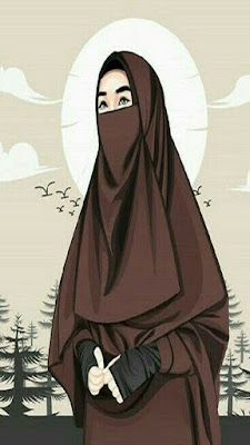 Wallpaper Gambar Kartun Muslimah Terbaru