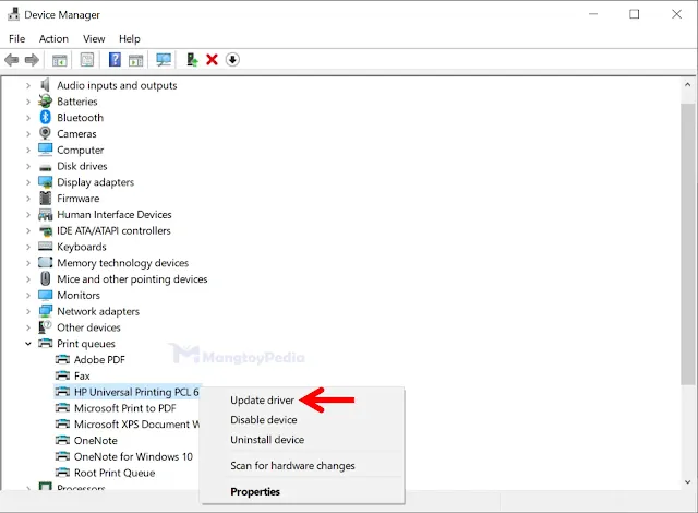 Update Driver Printer