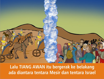 Komik Alkitab Anak: Tiang Awan dan Tiang Api