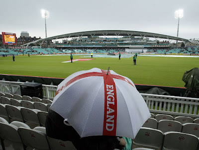 Rain prevent England