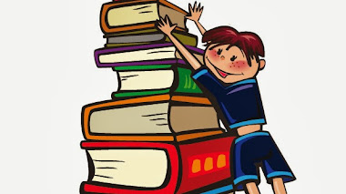 Niños con libros para imprimir